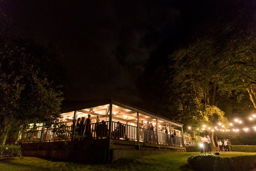 Pazo de Orto de Josmaga, imagen nocturna