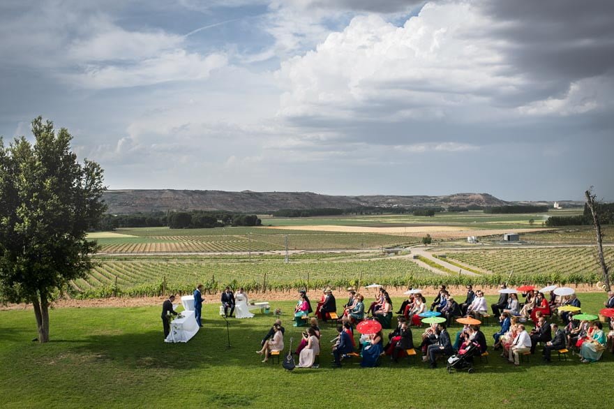 Boda en Bodegas Cepa 21