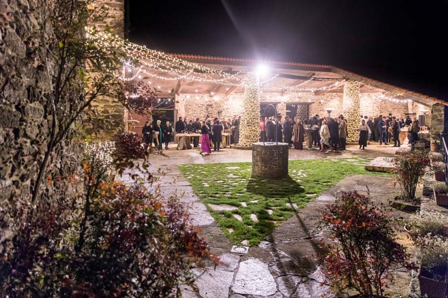 Vista panorámica del Pazo de Brexo de Josmaga