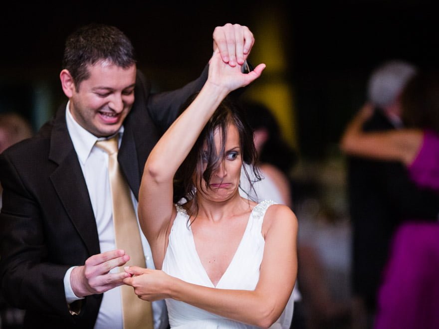 Baile en el salón del pazo de Cea de Nigrán