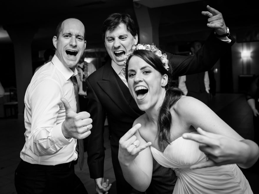 Baile durante una boda en el Pazo da Touza de Nigrán